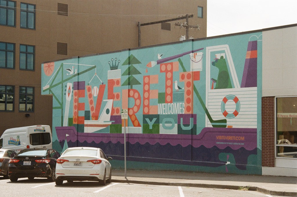 downtown everett & jetty&nbsp;island